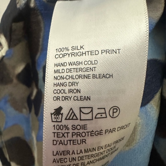 Tommy Bahama Floral Silk Halter Top Size Large Tropical Resortwear Twist Neck - Picture 4 of 4